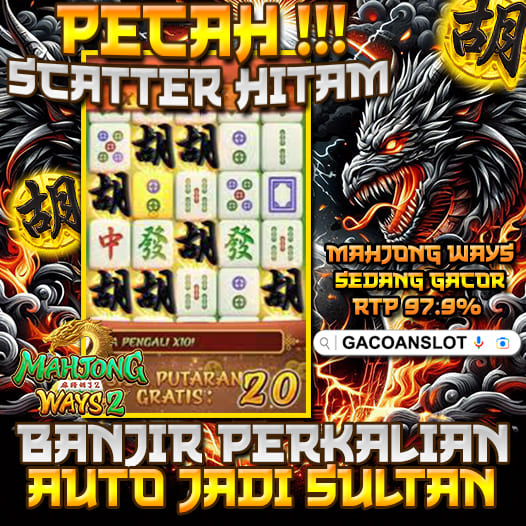 Gacoanslot: Bo Slot Gacor Malam Ini Gampang Hoki Auto Jp Maxwin 2024